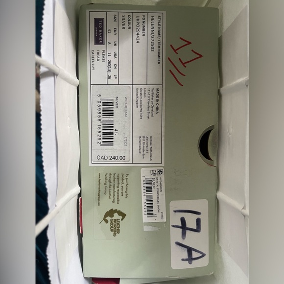 BNIB TED BAKER SILVER HEELS - Picture 7 of 8